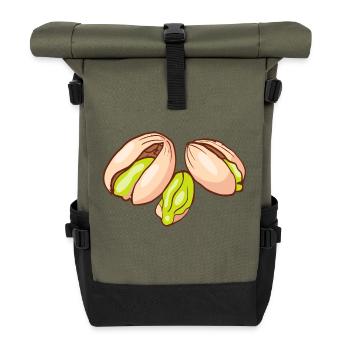 Pistache Pistachie Pistache Pistache noix noix - Sac à dos roll top - olive/noir - Devant