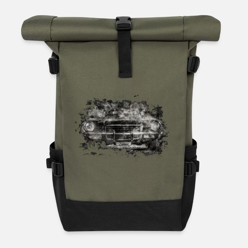 Camaro - Rolltop Rucksack - Olive/Schwarz