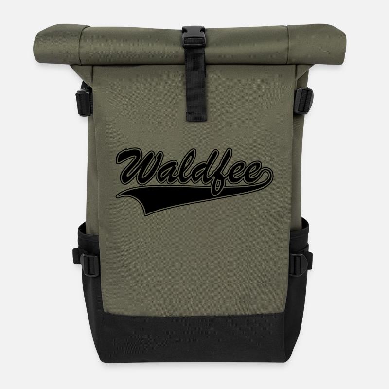 Waldfee - Rolltop Rucksack - Olive/Schwarz