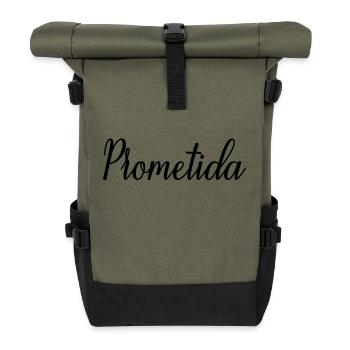 Prometida Fiancée Fiancée Mariage Mariée à être - Sac à dos roll top - olive/noir - Devant