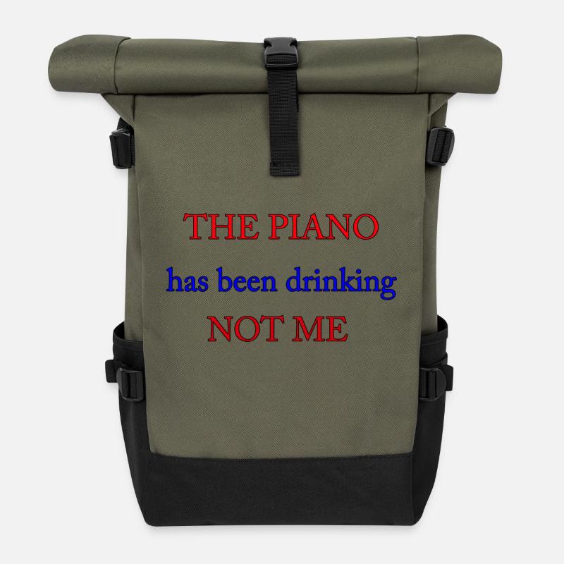 Piano 04 - Sac à dos roll top - olive/noir