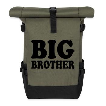 Big brother - Roll Top Backpack - olive/black - Front