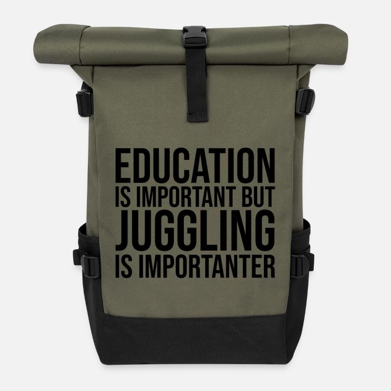 Jonglage - Rolltop Rucksack - Olive/Schwarz