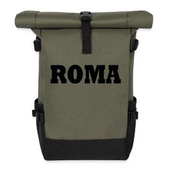 Rom - Rolltop Rucksack - Olive/Schwarz - Vorne