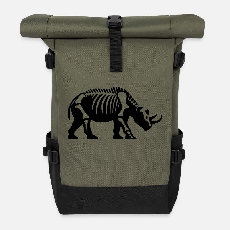Nashorn - Rolltop Rucksack - Olive/Schwarz