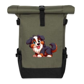 bouvier bernois 4 - Sac à dos roll top - olive/noir - Devant