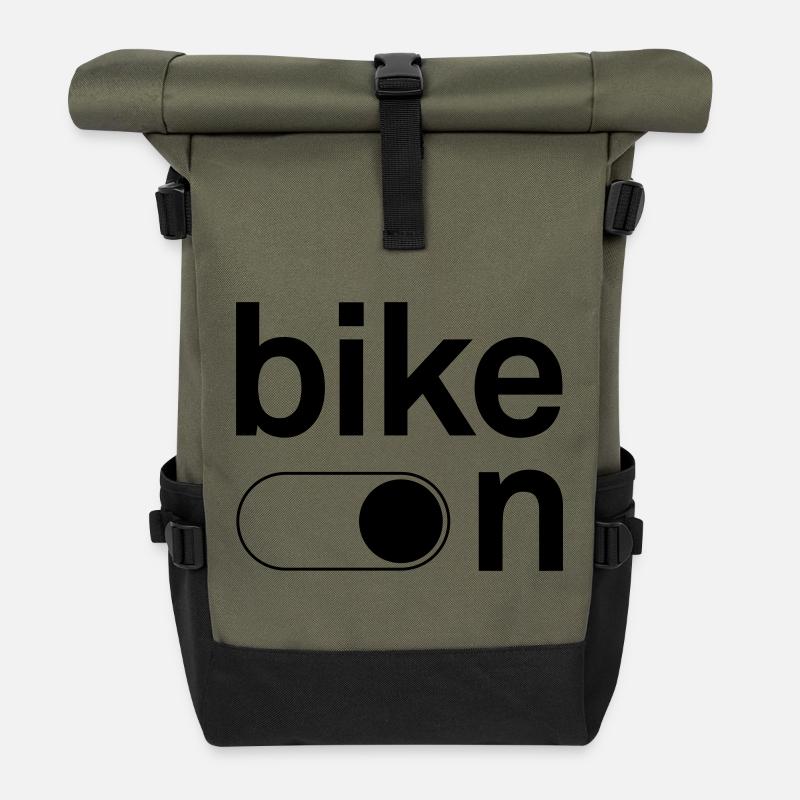 Bike-on - Roll Top Backpack - olive/black