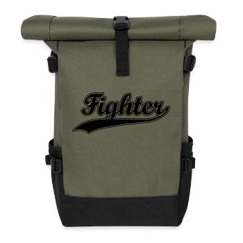 Combattant - Sac à dos roll top - olive/noir - Devant