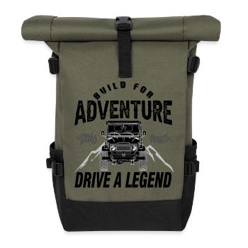 landcruiser - Rolltop Rucksack - Olive/Schwarz - Vorne