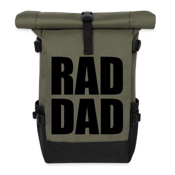 Rad dad - Sac à dos roll top - olive/noir - Devant
