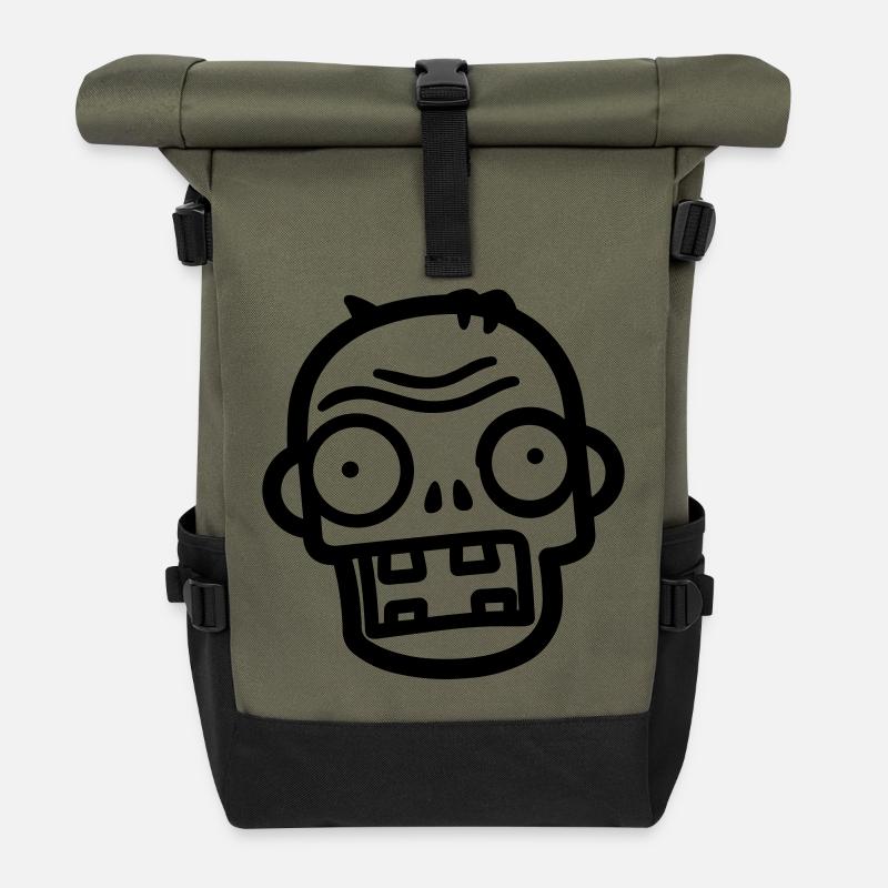 Zombie - Rolltop Rucksack - Olive/Schwarz