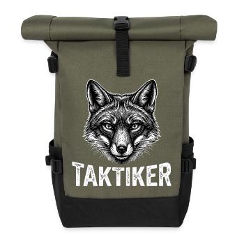 Tactician – Cunning Fox - Roll Top Backpack - olive/black - Front