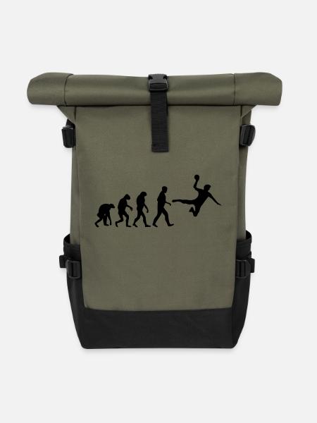 handball evolution - Rolltop Rucksack - Olive/Schwarz