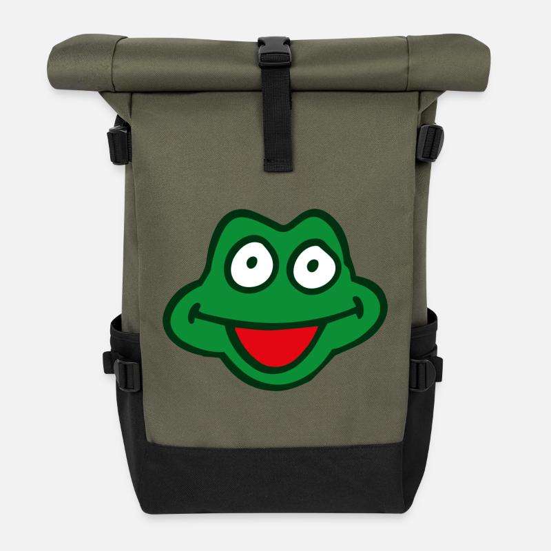 Frosch - Rolltop Rucksack - Olive/Schwarz