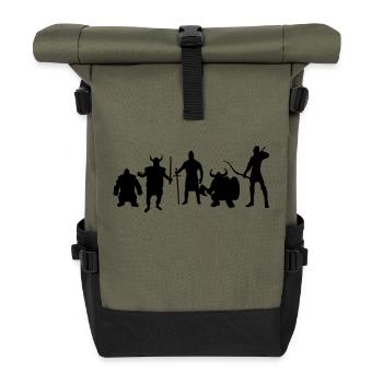 fantasy - Rolltop Rucksack - Olive/Schwarz - Vorne