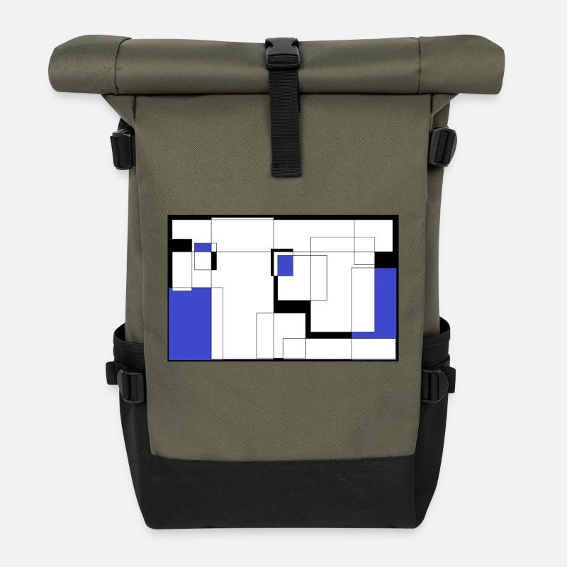 Phoenix - Roll Top Backpack - olive/black
