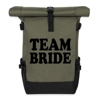 Team bride - Roll Top Backpack - olive/black - Front