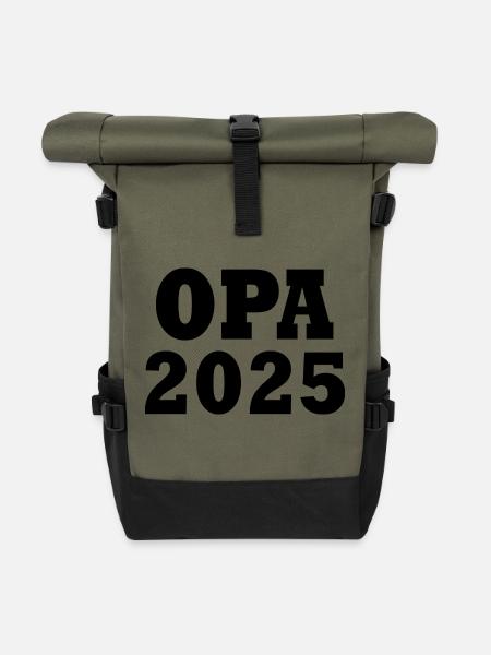 Opa 2025 - Rolltop Rucksack - Olive/Schwarz