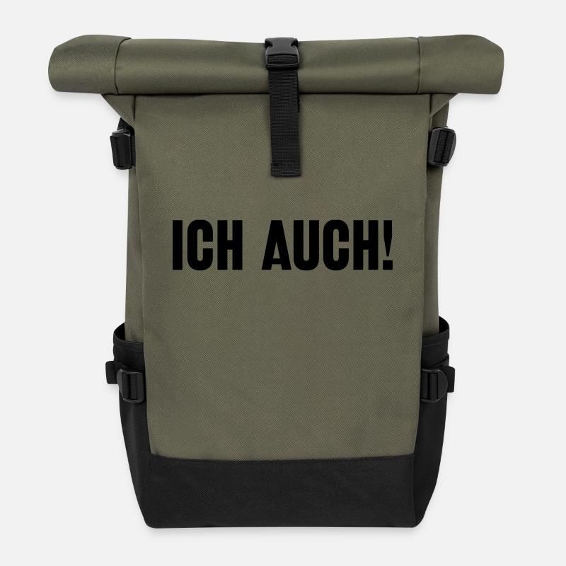 Ich bin schizophren! Part 2 - Rolltop Rucksack - Olive/Schwarz