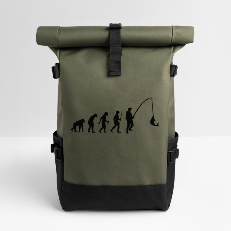 EVOLUTION FISH! Roll Top Backpack