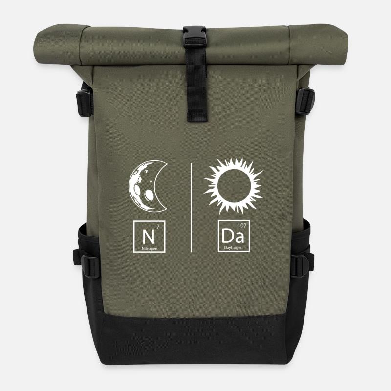 Azote / Daytrogen - Sac à dos roll top - olive/noir