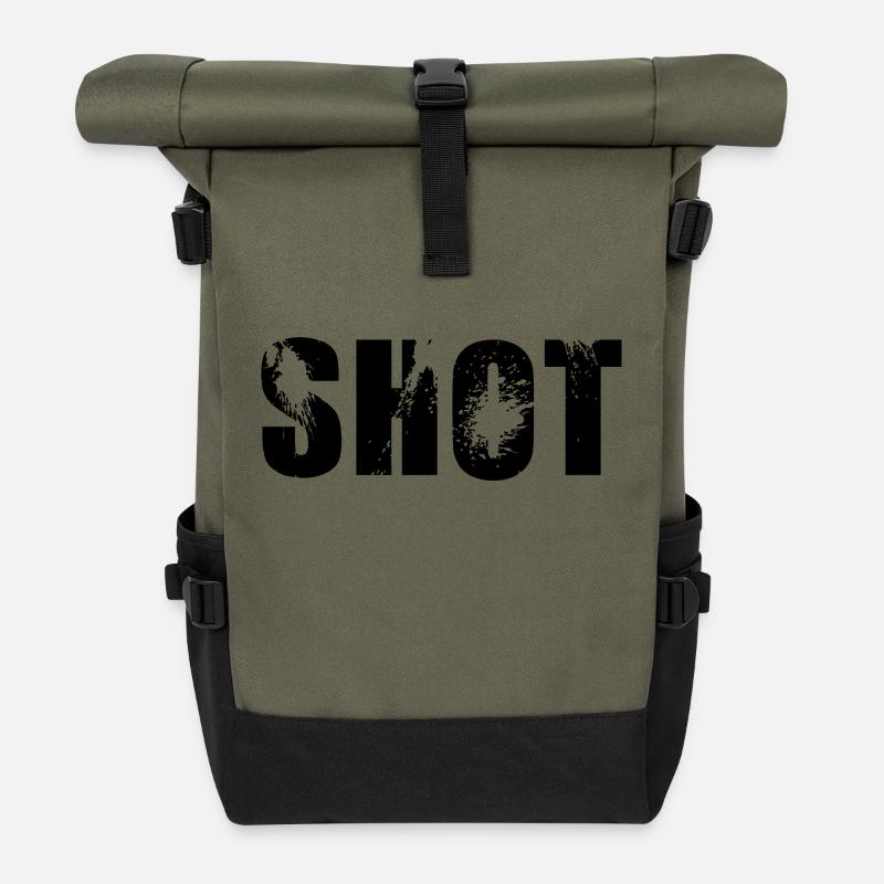 coup - Sac à dos roll top - olive/noir