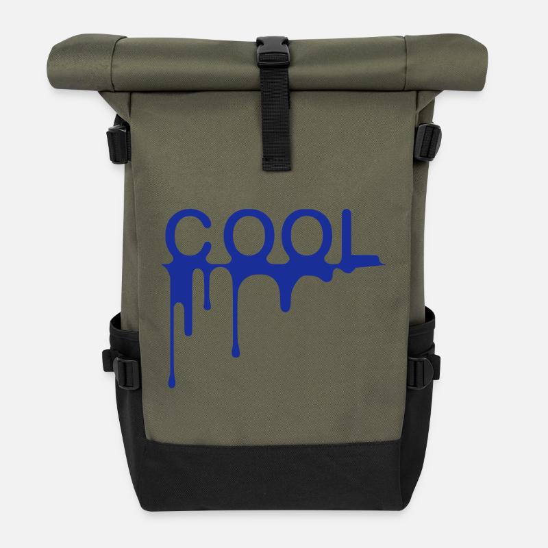 Cool - Rolltop Rucksack - Olive/Schwarz