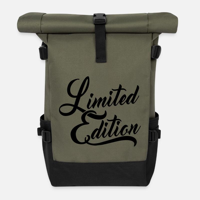 Limited Edition - Rolltop Rucksack - Olive/Schwarz