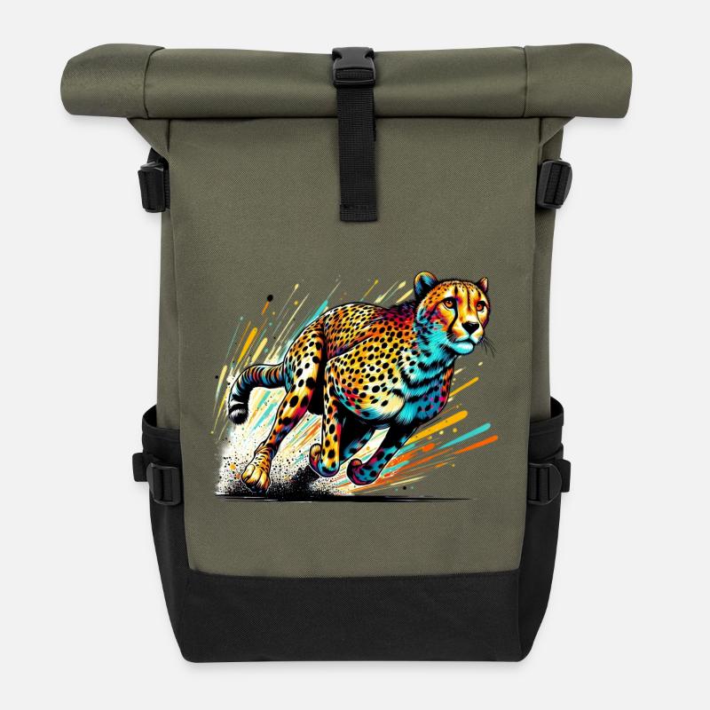 Gepard - Rolltop Rucksack - Olive/Schwarz