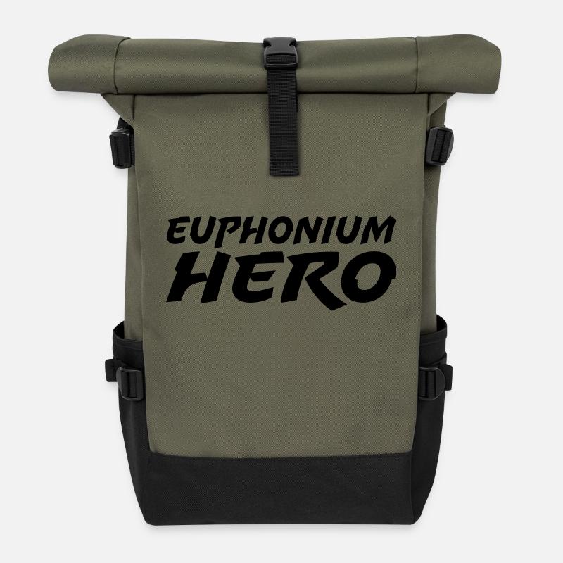 Euphonium Hero - Rolltop Rucksack - Olive/Schwarz