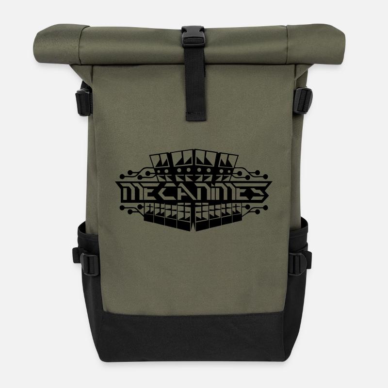 MECHANISMS - Rolltop Rucksack - Olive/Schwarz