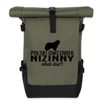 POLSKI OWCZAREK NIZINNY what else - Rolltop Rucksack - Olive/Schwarz - Vorne