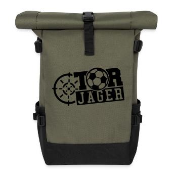 tor_jaeger_ke1 - Rolltop Rucksack - Olive/Schwarz - Vorne