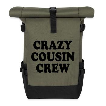 Crazy cousin crew - Sac à dos roll top - olive/noir - Devant