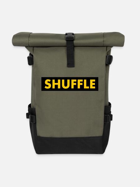 Shuffle - Rolltop Rucksack - Olive/Schwarz