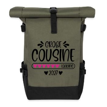 Big Cousin 2027 loading - Roll Top Backpack - olive/black - Front