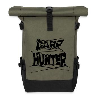 Carp Hunter - Rolltop Rucksack - Olive/Schwarz - Vorne