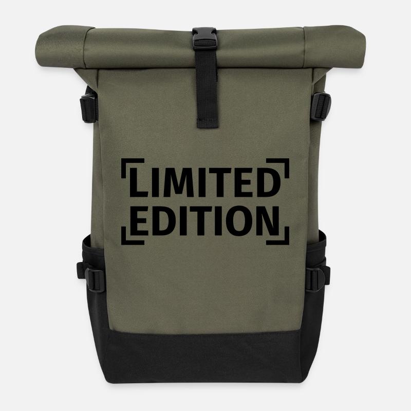Limited Edition - Rolltop Rucksack - Olive/Schwarz