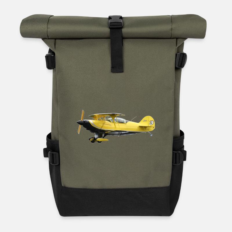 Pitts S2B - Sac à dos roll top - olive/noir