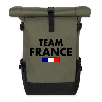 France - Roll Top Backpack - olive/black - Front