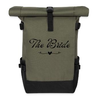 The bride heart - Roll Top Backpack - olive/black - Front