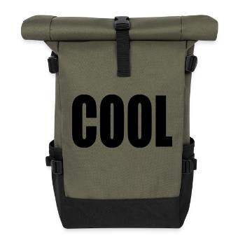 Cool - Rolltop Rucksack - Olive/Schwarz - Vorne