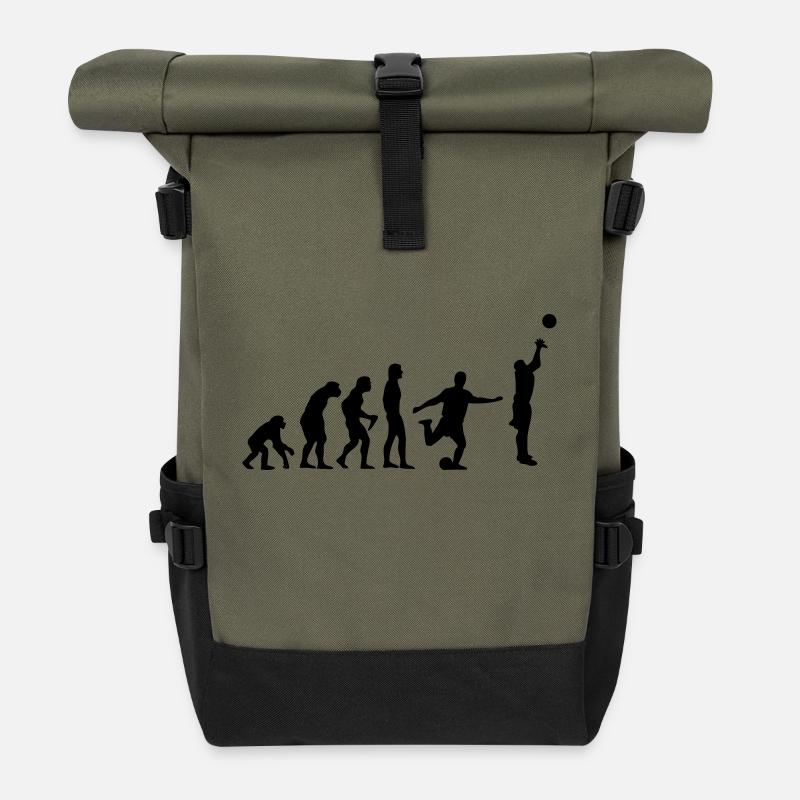 Basket-ball Evolution Basketball Basket - Sac à dos roll top - olive/noir