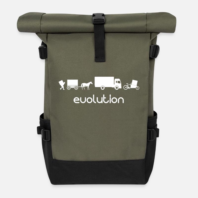 Cargo Wheel Transport Evolution - Roll Top Backpack - olive/black