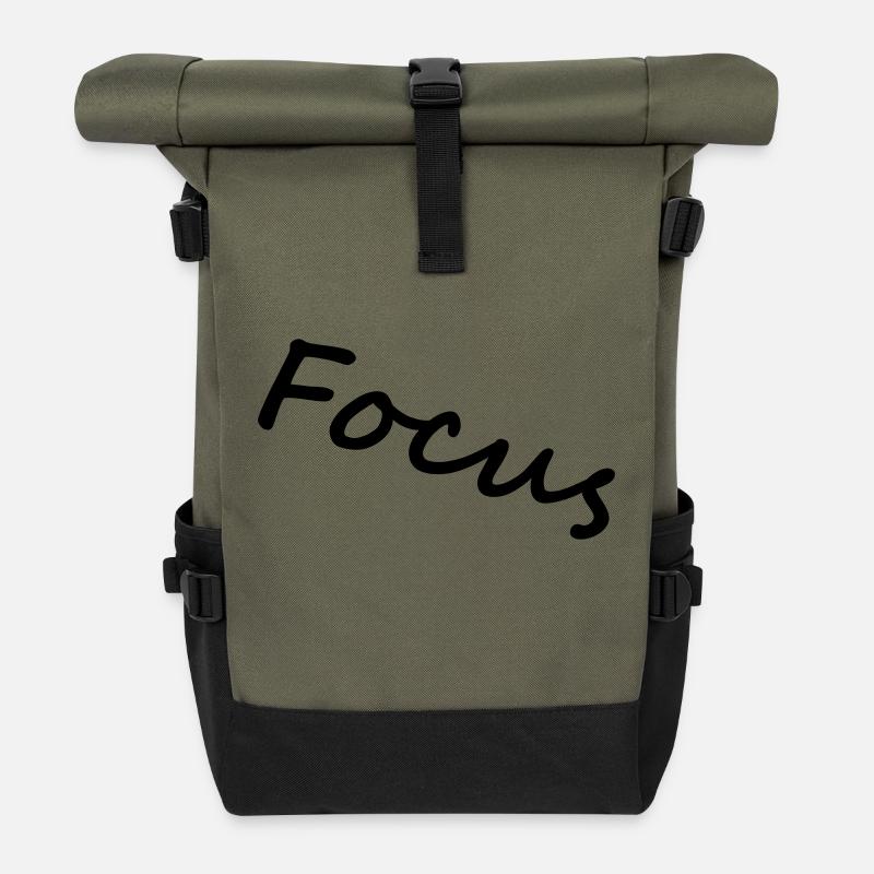 Focus - Rolltop Rucksack - Olive/Schwarz