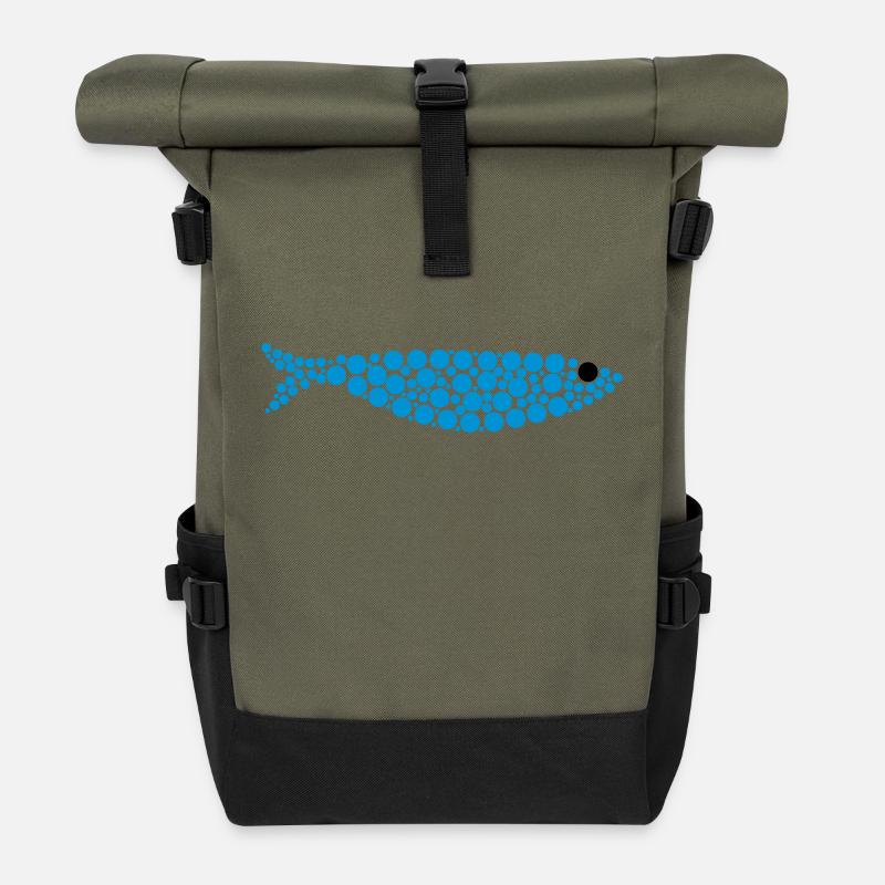 Sardine - Rolltop Rucksack - Olive/Schwarz