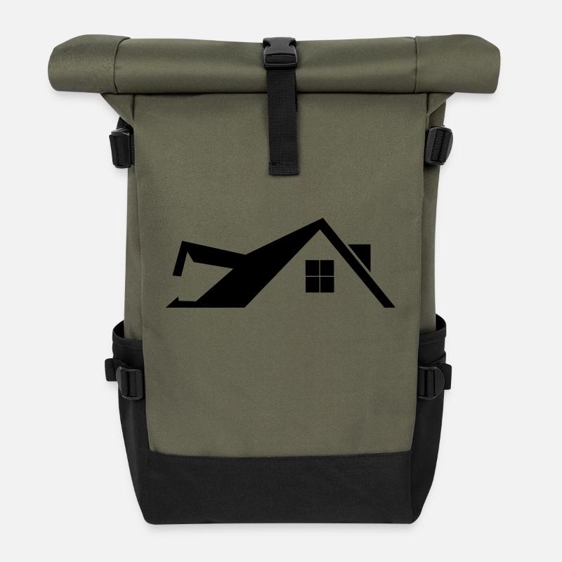 Dach - Rolltop Rucksack - Olive/Schwarz