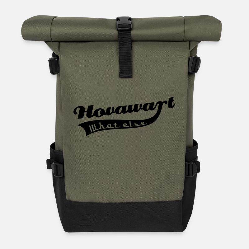 Hovawart - Rolltop Rucksack - Olive/Schwarz