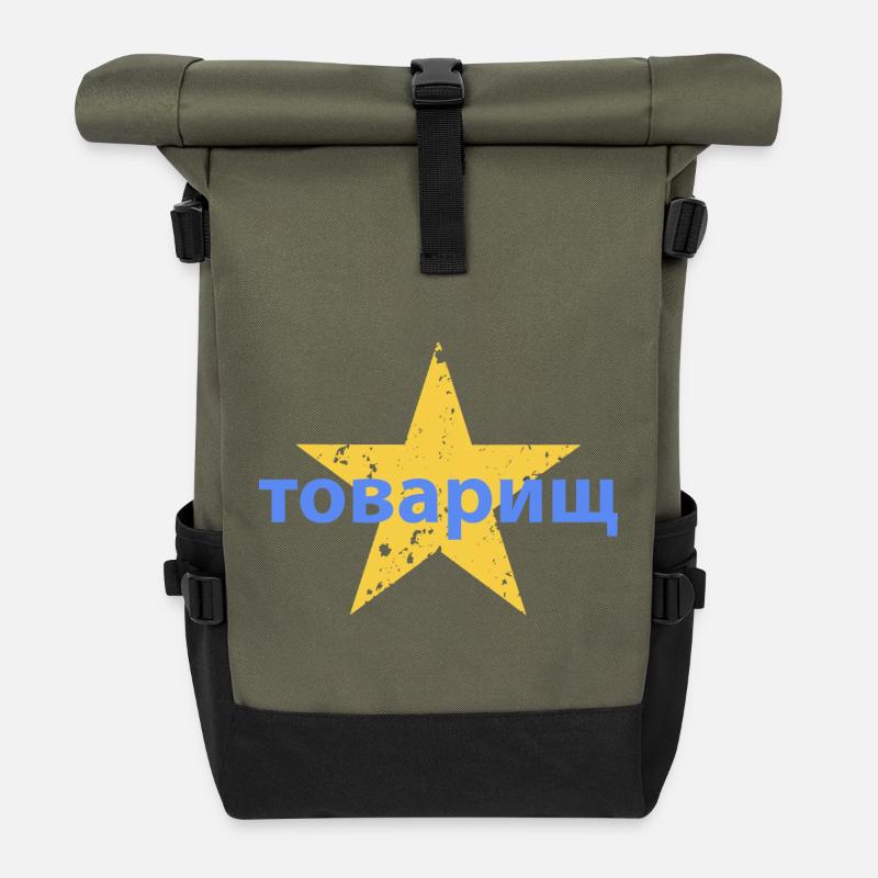 товарищ - Rolltop Rucksack - Olive/Schwarz