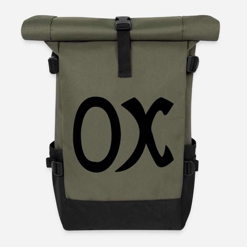 araber - Rolltop Rucksack - Olive/Schwarz